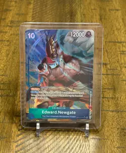 Edward.Newgate (Alternate Art) OP13-042 One Piece Carrying On His Will Foil... - Image 1