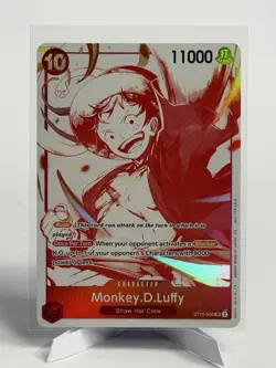 One Piece Monkey.D.Luffy (ST10-006) Super Rare Rush Foil 11000 Power - Image 1