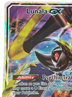 Pokemon Card Lunala GX MEGA PROMO 66/149 RARE HOLO 2016 Planeta OVERSIZED - Image 2
