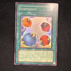 Yu-Gi-Oh! TCG Scapegoat Holo Spell Card SDJ-041 Starter Deck Joey Konami 1996 - Image 1