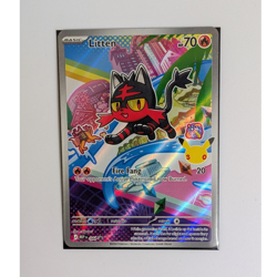 Litten 044 Me: Mega Evolution Promo Full Art Holo Pokemon TCG 70 HP Basic Card - Image 1