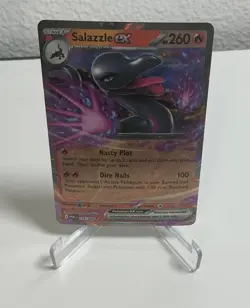 Pokemon Perfect Order Salazzle ex Double Rare Holo Card 016/088 NM - Image 1
