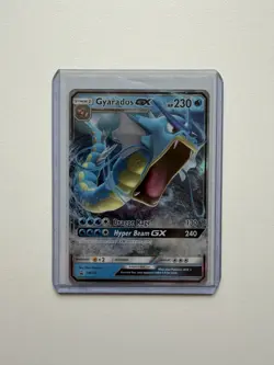 Pokemon Card TCG - Gyarados GX SM212 Hidden Fates Sun & Moon Promo Near Mint - Image 1