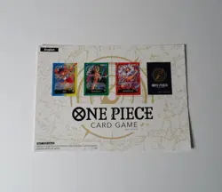 One Piece Card Game TCG Promotional Promo 5 Sticker Sheet *NEW* - Image 1