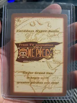 BANDAI One Piece Hyper Battle S33 LUFFY CREW SCARCE EARLY CARD - Image 2