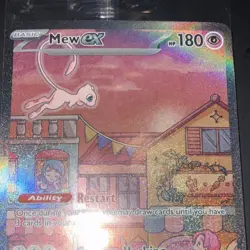 SEALED Pokemon Mew ex 053 Scarlet & Violet Promo EX Holo Basic Card 180HP - Image 1