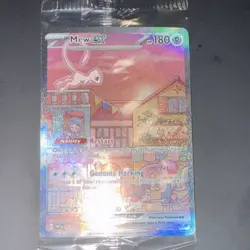 SEALED Pokemon Mew ex 053 Scarlet & Violet Promo EX Holo Basic Card 180HP - Image 3