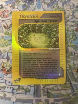 Pokemon Apricorn Forest Aquapolis 2003 Reverse Holo #118/147 Stadium Card NM/LP+ - Image 1