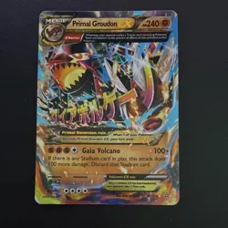 Pokemon Primal Groudon EX Full Art Holo Rare 86/160 XY Primal Clash Card - Image 1