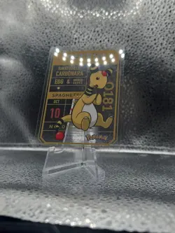 DENRYU Ampharos Pokemon × PRONTO CAFE PROMO Clear Card Japan 2025 - Image 2