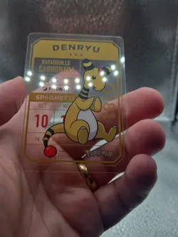 DENRYU Ampharos Pokemon × PRONTO CAFE PROMO Clear Card Japan 2025 - Image 5