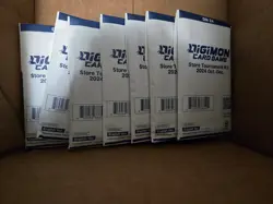 7 Packs Digimon Card Game Store Tournament Kit 2024 Oct - Dec Sealed - Image 1