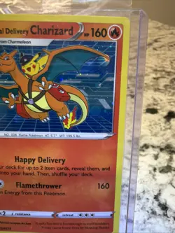 Special Delivery Charizard SWSH075 SWSH SEALED Black Star Promo Card Holo UK NM - Image 2