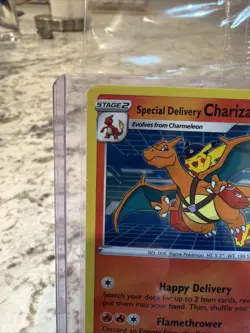 Special Delivery Charizard SWSH075 SWSH SEALED Black Star Promo Card Holo UK NM - Image 5