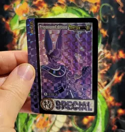 Dragon Ball Super PremiumEdition Special Prism - Lord Beerus signature Cards - Image 4
