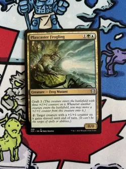 Plaxcaster Frogling x1 Mtg Commander 2021 - Image 1