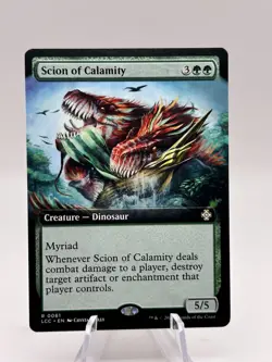 Scion of Calamity 0061 Extended Art Lost Cavern Of Ixalan Commander LCC MTG NM - Image 1