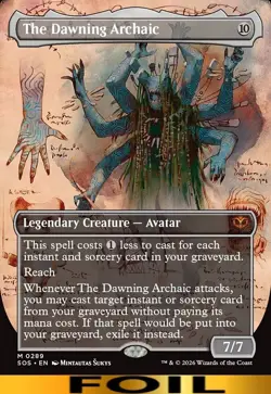 The Dawning Archaic ** FOIL BORDERLESS ** #289 - Secrets of Strixhaven - NM MTG - Image 1