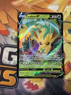 Leafeon V 007/203 Ultra Rare Evolving Skies Pokemon TCG Near Mint - Image 1