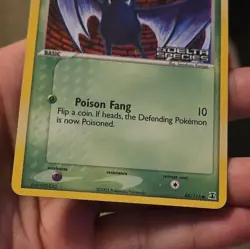 Zubat 88/113 NM EX Delta Species Reverse Holo Stamped Pokemon-f - Image 3