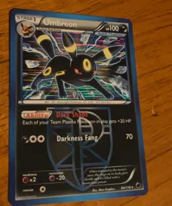 The Pokemon Company Umbreon Plasma Freeze 64/116 Team Plasma Holo English 100 H… - Image 1