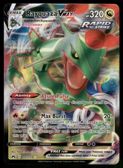 Rayquaza VMAX 101/159 Holo VMAX Rare Crown Zenith Pokemon Holo Near Mint - Image 1
