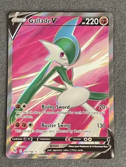 Gallade V - 181/196 - Pokemon Lost Origins Sword Shield Full Art Ultra Rare NM - Image 1
