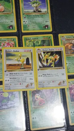 Pokemon TCG Blaine's Doduo & Dodrio 1st Edition Gym Challenge Lot Wizards 1999 - Image 1