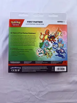 Pokemon TCG First Partner Illustration Collection Series 1 Box Promo Booster - Image 2