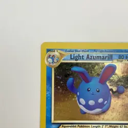 Light Azumarill 13/105 Neo Destiny Holo LP Rare WOTC Pokemon TCG Vintage Single - Image 3