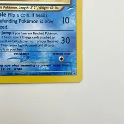 Light Azumarill 13/105 Neo Destiny Holo LP Rare WOTC Pokemon TCG Vintage Single - Image 5