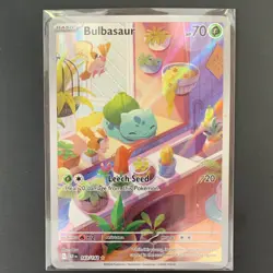 🔥 Pokemon Bulbasaur 143/142 Illustration Rare Full Art Holo 70 HP – TCG SV07 🔥 - Image 1
