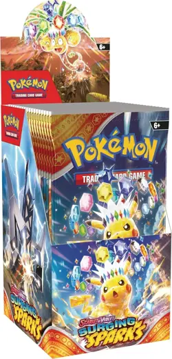 2x Pokemon Scarlet & Violet Surging Sparks Booster Display (18 Booster Packs) - Image 1