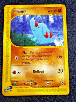 Phanpy Aquapolis 100/147 Regular Vintage Pokemon NM - Image 1