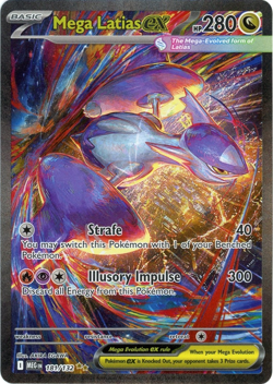 Mega Latias ex (Special Illustration Rare) 181/132 - Mega Evolution NM/M Pokemon - Image 1