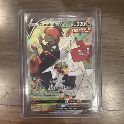 Pokemon TCG Duraludon V 198/203 Evolving Skies Alt Art Ultra Rare Holo - Image 1