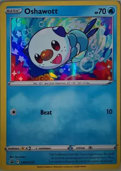Oshawott SWSH222 Holo Promo Sword & Shield Promo Pokemon Near Mint - Image 1