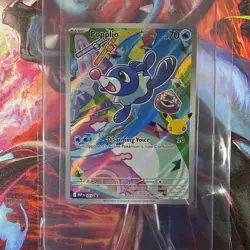 Popplio 045 Promo First Partner Illustration Rare 30th Anniversary Pokemon- NM - Image 1