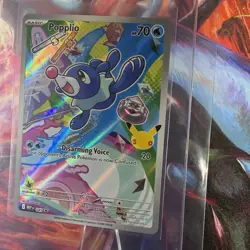 Popplio 045 Promo First Partner Illustration Rare 30th Anniversary Pokemon- NM - Image 2