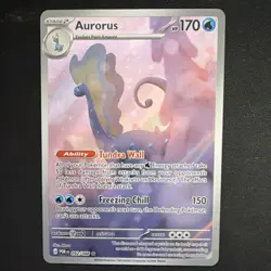 Pokemon Aurorus 092/088 POR Regular 170 HP Stage 2 Tundra Wall Freezing Chill - Image 1