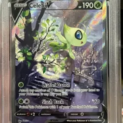 2021 PSA 9 FA Celebi V #245 Alternate Art Full Pokemon TCG SWSH Fusion Strike - Image 3