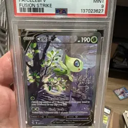 2021 PSA 9 FA Celebi V #245 Alternate Art Full Pokemon TCG SWSH Fusion Strike - Image 4