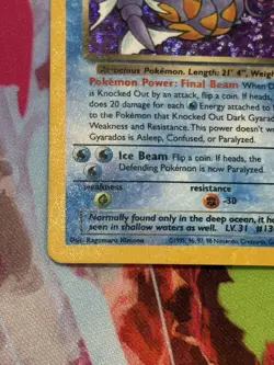 Pokemon Celebrations #8/82 Team Rocket's Dark Gyarados Holo - Image 4