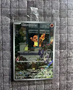 Pokemon TCG Charmander Obsidian Flames Pokemon Center Exclusive Promo SEALED - Image 1