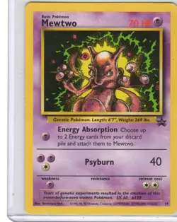 Pokemon Mewtwo Promo card - Image 1