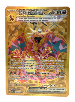 Pokemon TCG-Charizard Ex 228/197 Hyper Rare Full Art Obsidian Flames NM/M - Image 1