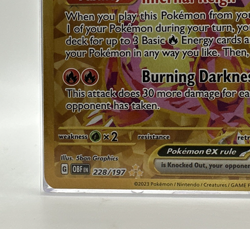 Pokemon TCG-Charizard Ex 228/197 Hyper Rare Full Art Obsidian Flames NM/M - Image 5