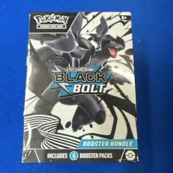 Pokemon Scarlet & Violet Black Bolt Booster Bundle Box - 6 Booster Packs - Image 1