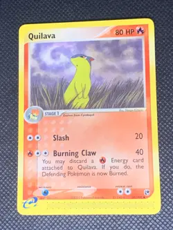 Quilava 51/100 Uncommon - ex Sandstorm Pokemon Card - NM - Image 1
