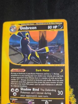 Umbreon 41/147 - Aquapolis - Non-Holo Rare - lp - 2002 e-Reader WOTC Pokemon - Image 1
